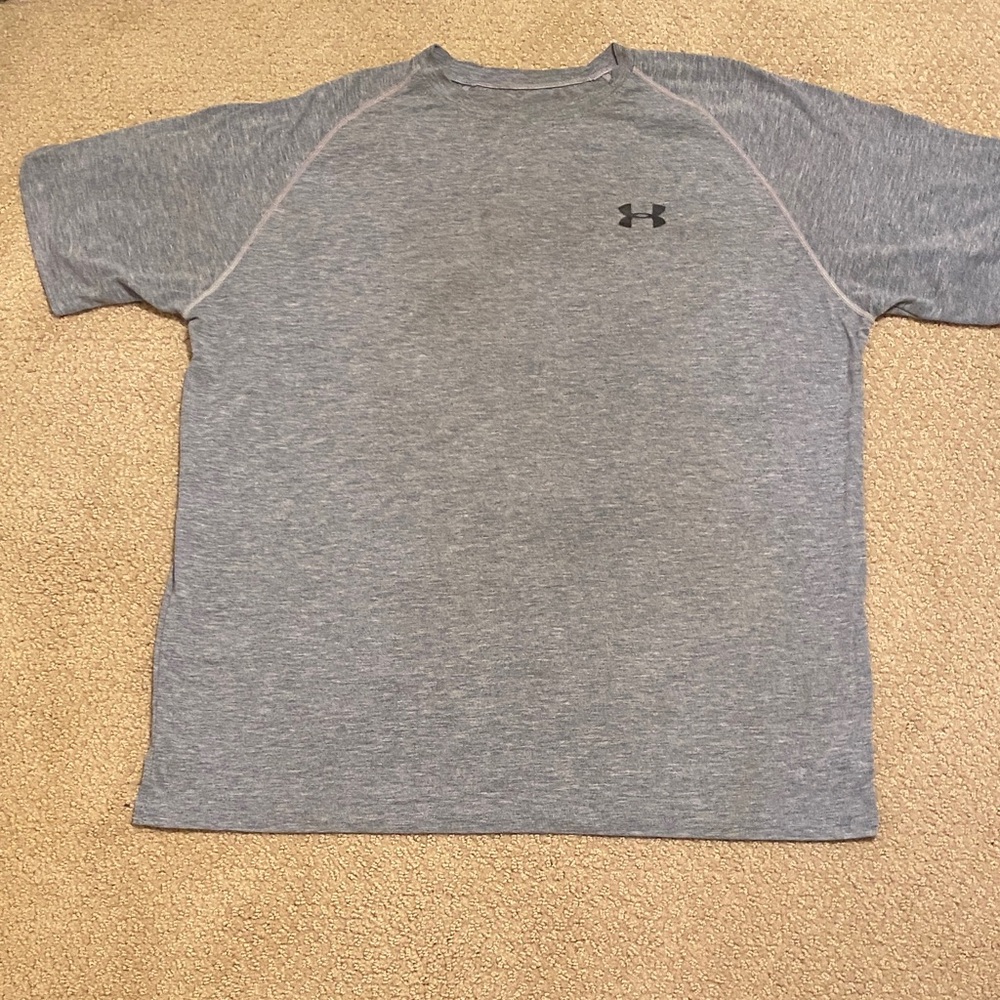 Under Armour Men's Heather Gray Short Sleeve Performance Tee